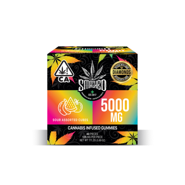 5000mg Smashed Assorted (Sativa) Liquid Diamond Gummies