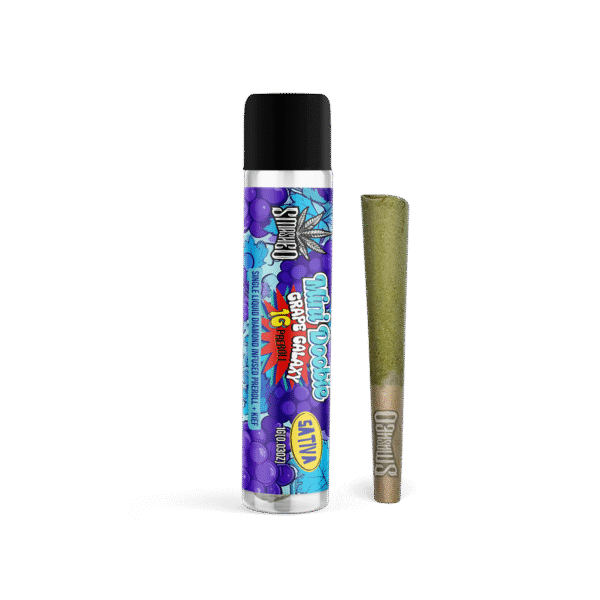Mini Doobie Liquid Diamond Grape Galaxy Preroll (Sativa)
