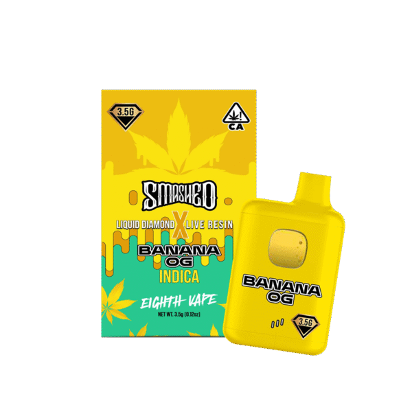 Smashed 3.5g Banana OG LD x LR Disposable (Indica)