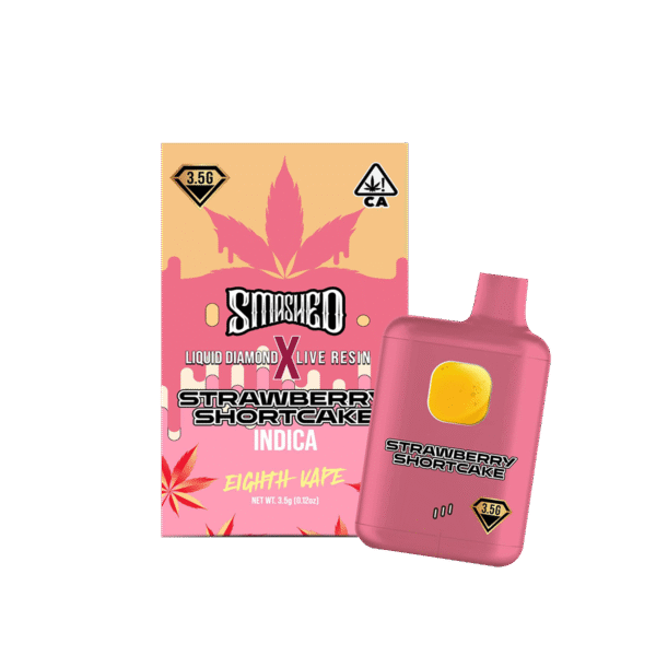 Smashed 3.5g Strawberry Shortcake LD x LR Disposable (Indica)