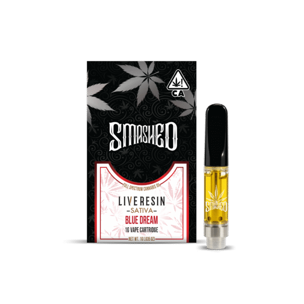 Smashed Cartridge Live Resin 1g Blue Dream (Sativa)